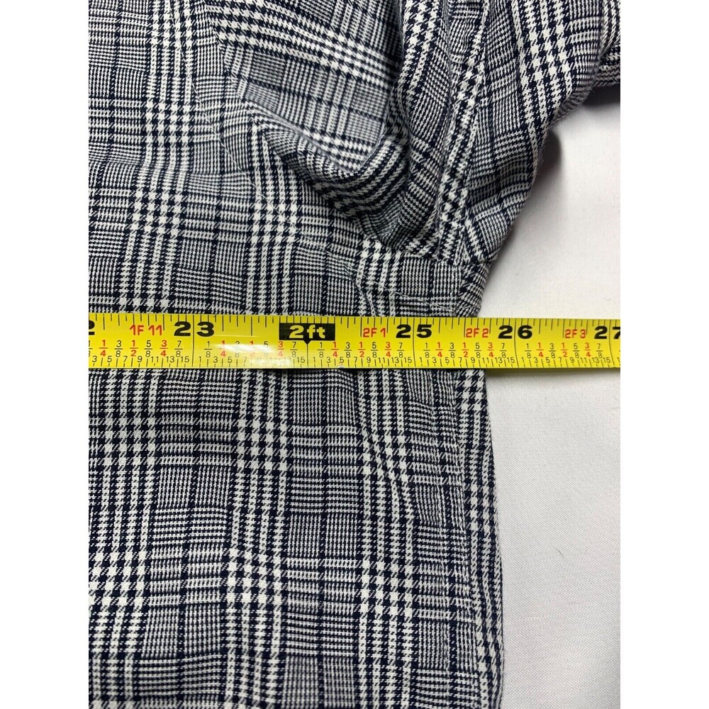 Cutter & Buck Cotton Shirt Mens XL Gray Glen Plaid Button-Up Long Sleeve - Picture 4 of 9